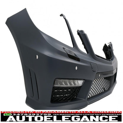 complete body kit suitable for mercedes e class w212 (2009-2013) e63 look with black edition exhaust tips 
