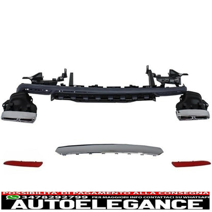 body kit suitable for mercedes s class w222 sport line package (2013-06.2017) design s65