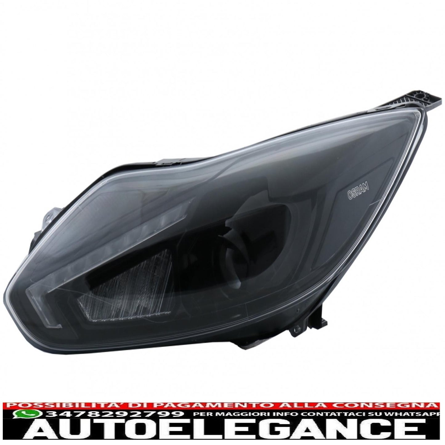 Osram LED headlights suitable for Ford Focus III MK3 (2010-2014) upgrade to oem halogen xenon 