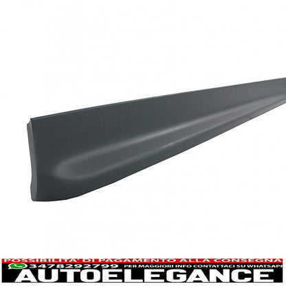 side skirts suitable for bmw 3 series e46 coupe cabrio (1998-2004) m3 m-technik design
