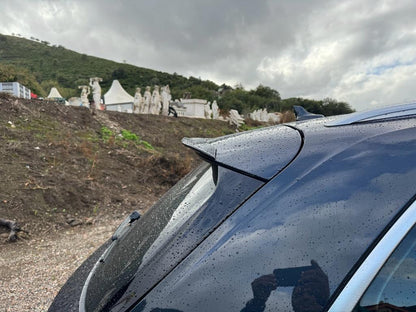 ROOF SPOILER WING SUITABLE FOR AUDI Q5 FY 2017-2020 TUNING LOOK GLOSSY BLACK 