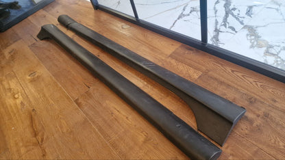 SKIRTS SUITABLE FOR AUDI A4 B8 2007-2015 TUNING LOOK RAW