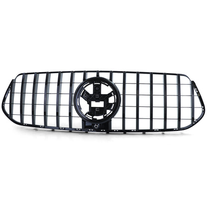 Gloss black sports radiator grille for Mercedes GLE SUV V167 from 18 with sports package