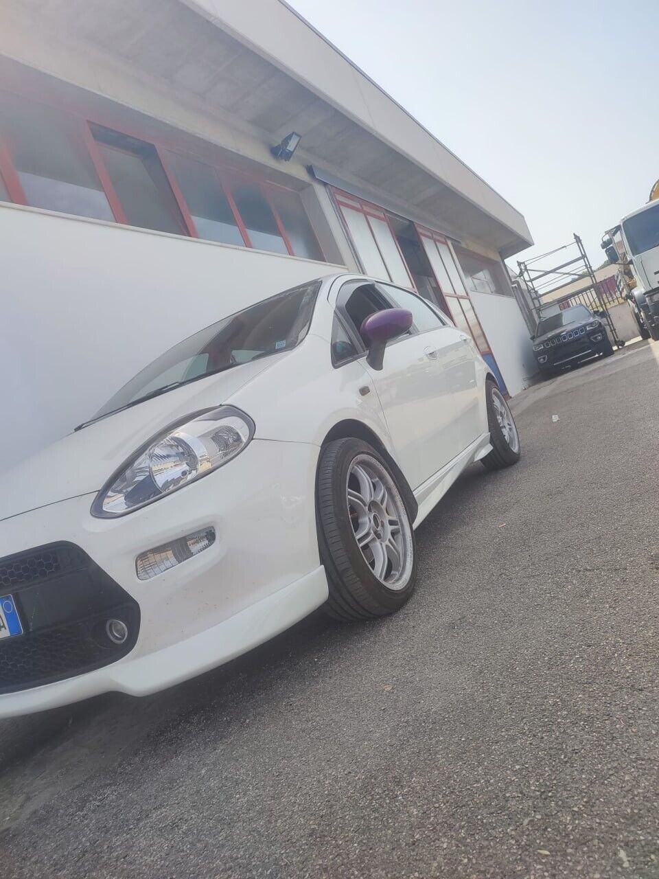 SOTTO PARAURTI ADATTI PER FIAT PUNTO EVO 2009-2012 LOOK SPORT GREZZO