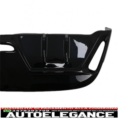 Rear Bumper Diffuser Suitable For Toyota Yaris Mk4 XP210 (2020-up) Piano Black