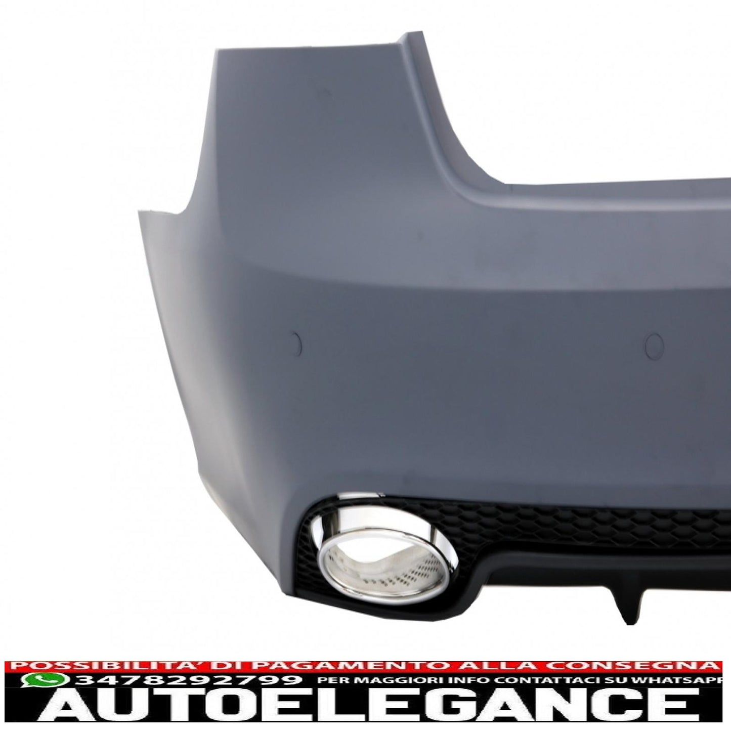 rear bumper suitable for audi a5 s5 8t (2007-2013) 8t facelift (2013-up) sportback design rs5