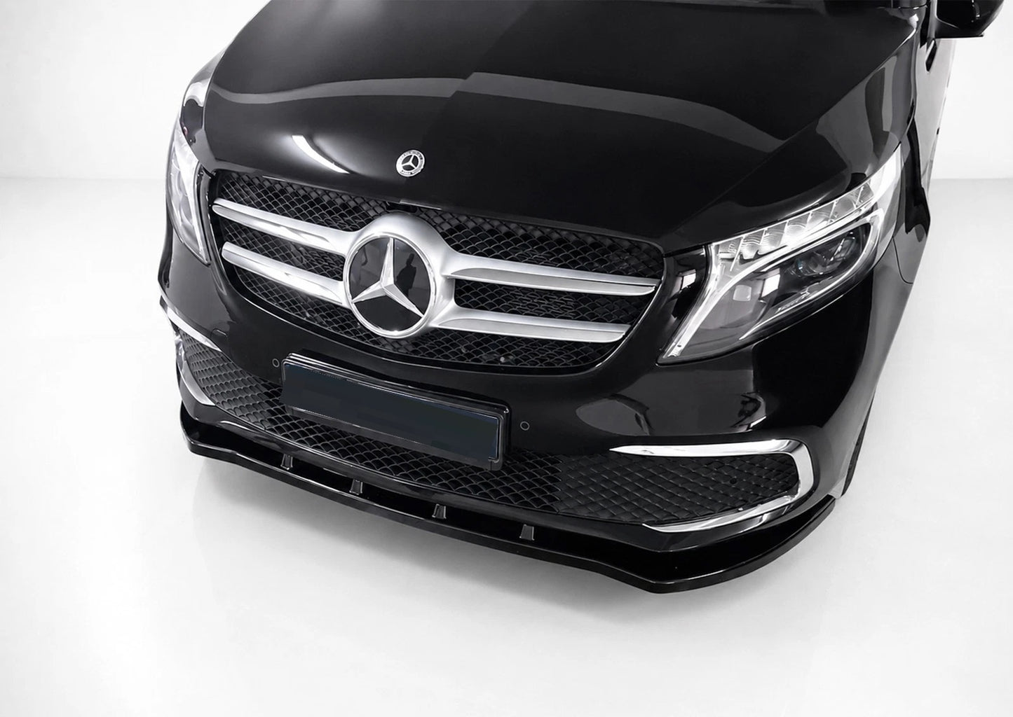 👉Splitter Anteriore Mercedes Classe V W447 Facelift 2019+ Nero Lucido👈