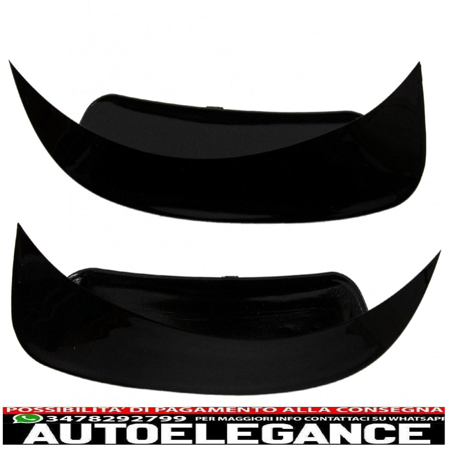 Alette paraurti posteriori alette laterali flic adatte per mercedes gla x156 gla250 gla45 (2014-up) edizione nera AUTOELEGANCERICAMBI