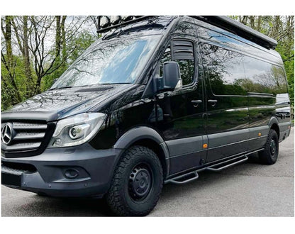 FENDER EXTENSIONS SUITABLE FOR MERCEDES SPRINTER W906 2014-2018 MATT BLACK LOOK