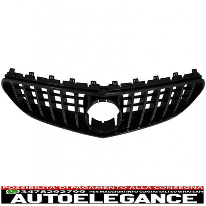 center grille suitable for mercedes s class coupe c217 (2014-2017) cabrio a217 (2015-2017) gt-r design panamericana black