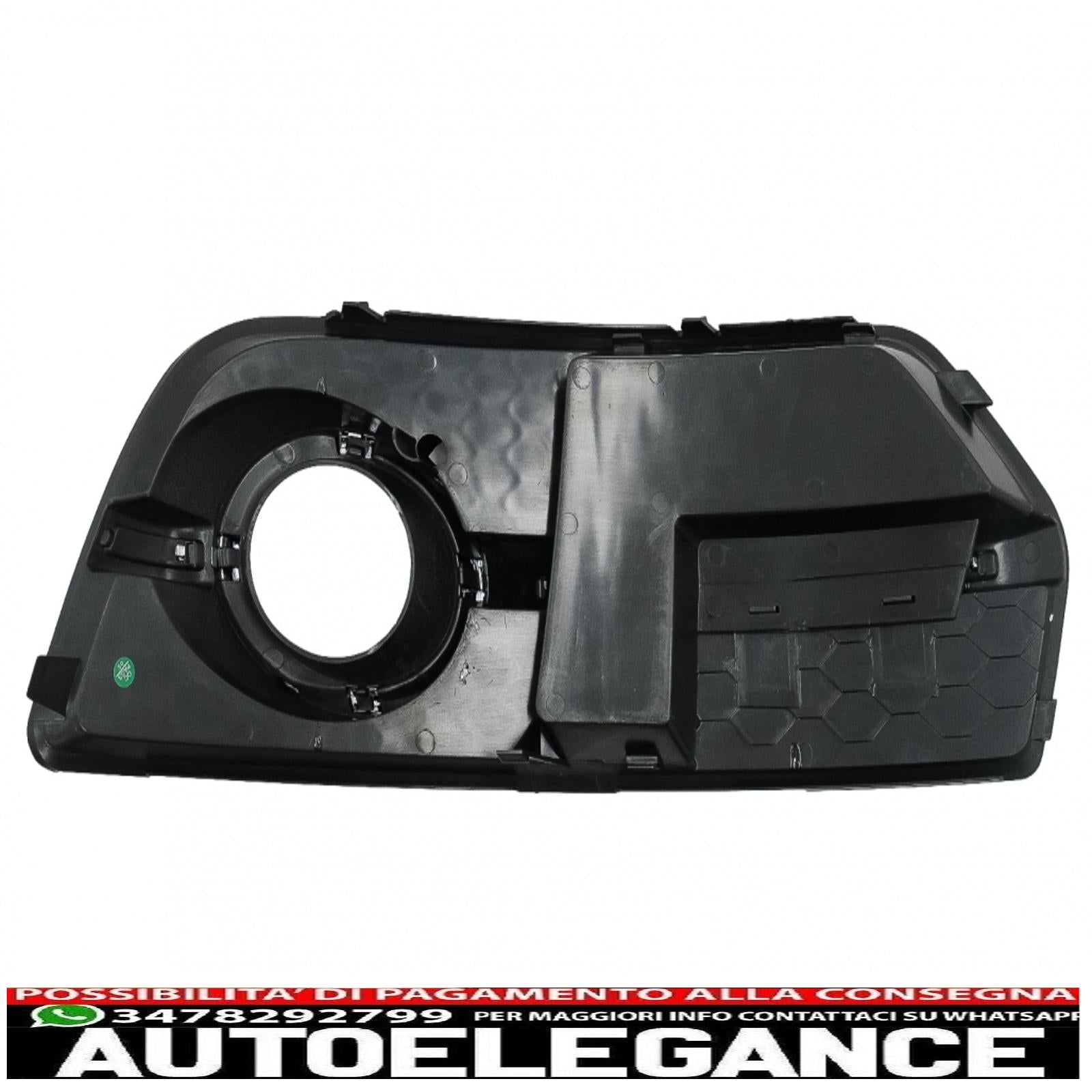 Copri fendinebbia griglie laterali adatto per audi q5 suv 8r (2008-2011) rs design piano nero cromato AUTOELEGANCERICAMBI