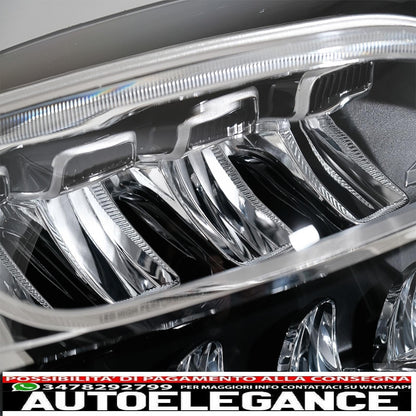fari anteriori full led adatti per mercedes classe c w205 s205 (2019-up) guida a sinistra