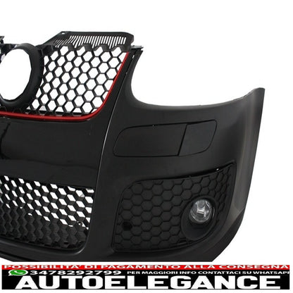 body kit suitable for vw golf mk v 5 (2003-2007) gti r32 design with full exhaust system and xenon look headlights chrome edition 