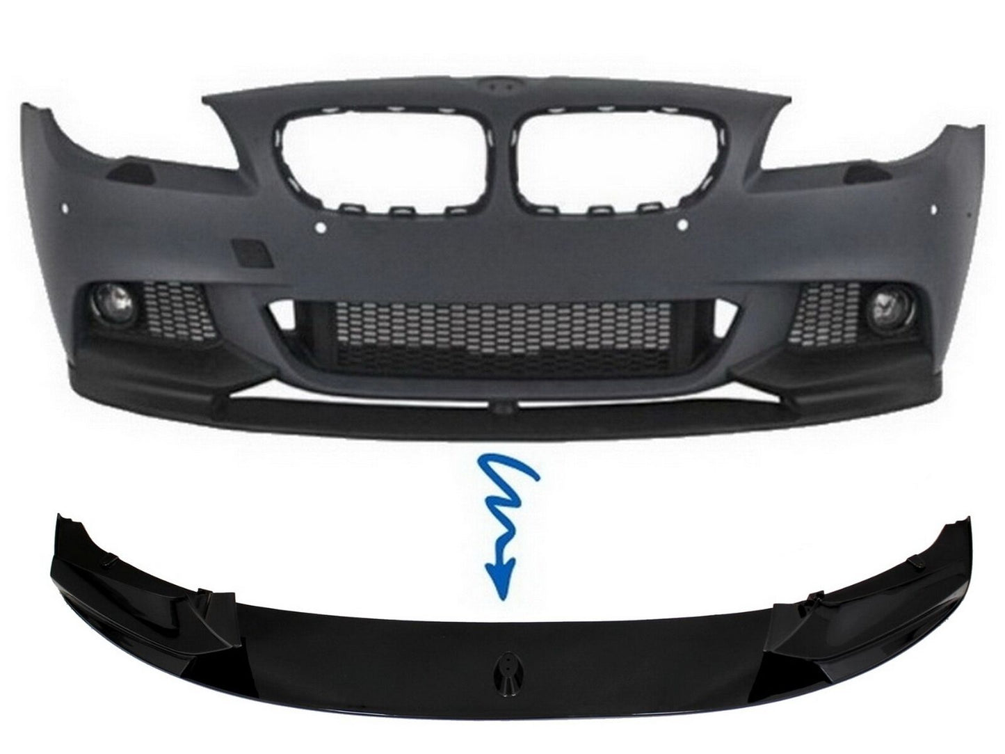 Labbro spoiler per BMW Serie 5 F10 F11 15-17 Coprispecchi M-Performance Nero-mostra il titolo originaleTesto originaleSpoiler Lip for BMW 5er F10 F11 15-17 Mirror Covers M-Performance Black