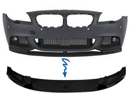 Labbro spoiler per BMW Serie 5 F10 F11 15-17 Coprispecchi M-Performance Nero-mostra il titolo originaleTesto originaleSpoiler Lip for BMW 5er F10 F11 15-17 Mirror Covers M-Performance Black