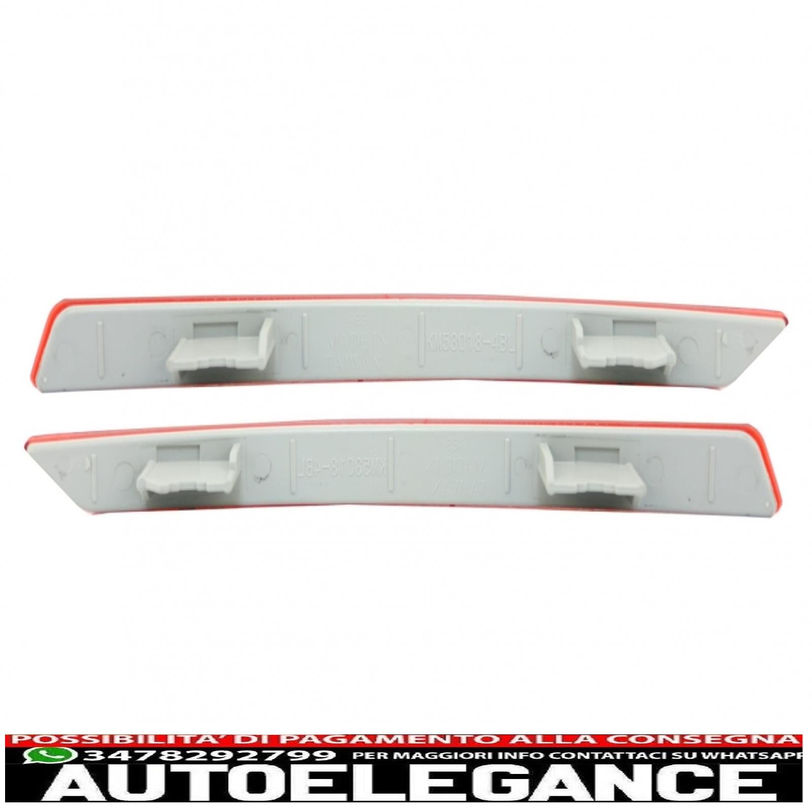 Catarifrangente paraurti posteriore adatto per BMW Serie 5 F11 (2011-up) design m-technik AUTOELEGANCERICAMBI