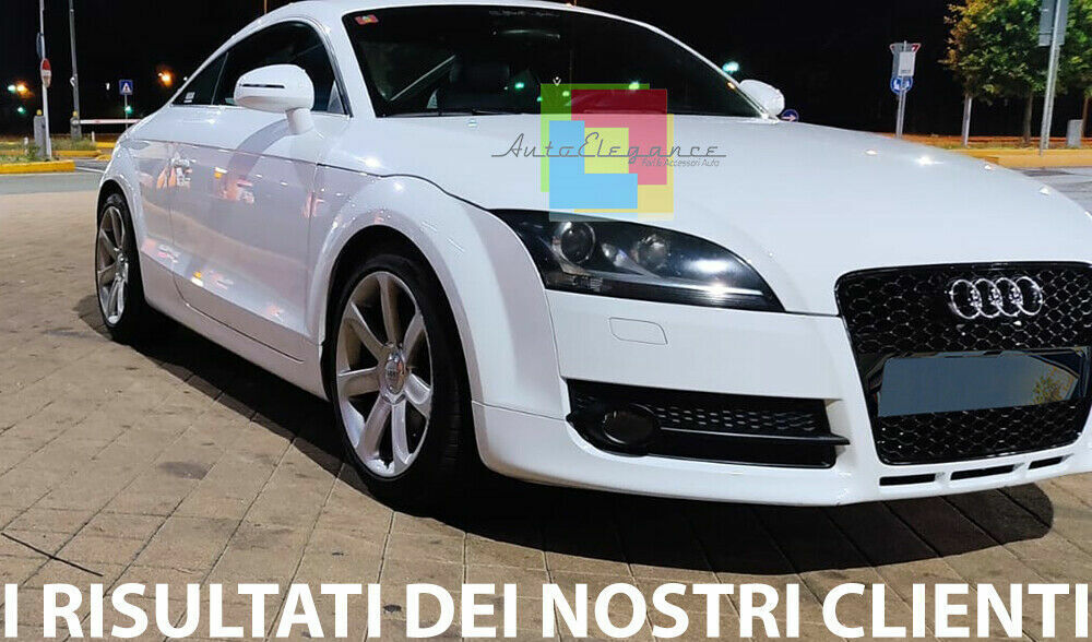 AUDI TT 8J 2006-2014 MASCHERINA NERA GRIGLIA ANTERIORE NIDO D'APE - NO LOGO - 05 AUTOELEGANCERICAMBI