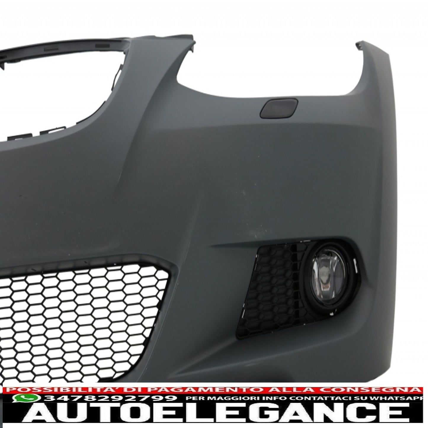 front bumper suitable for bmw 3 series e92 e93 (2006-2009) with bumper splitter spoiler non-lci coupe cabrio m-technik look