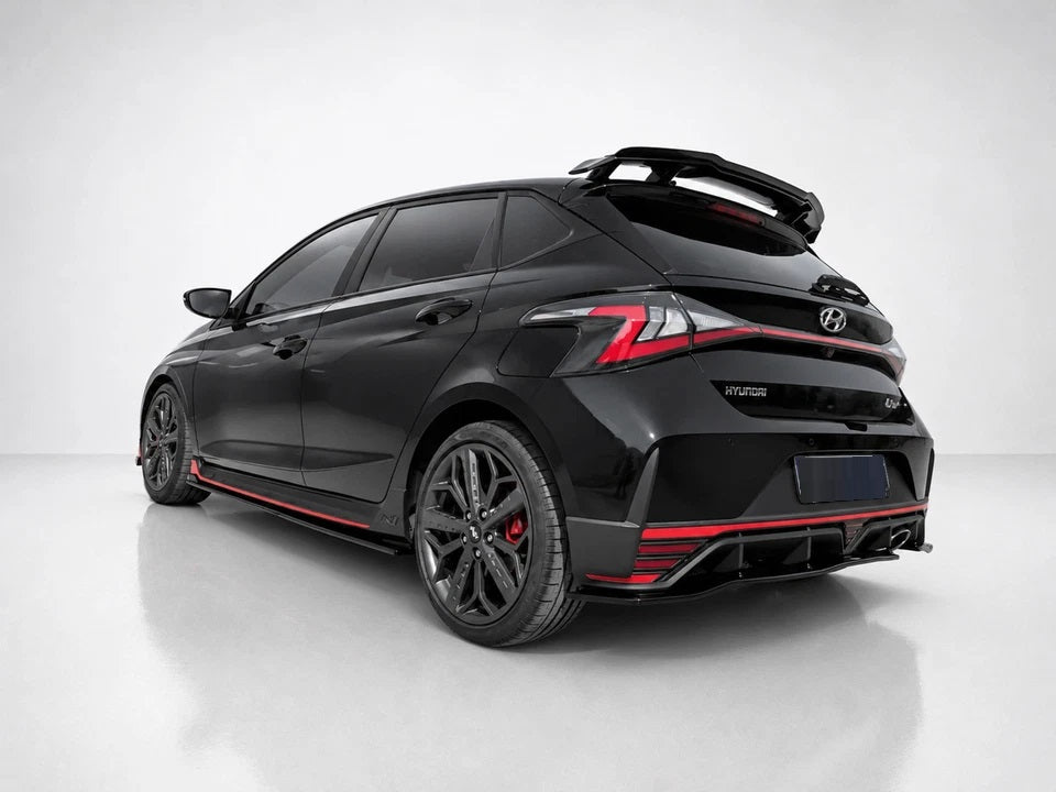 👉Prolunga Tappo Spoiler Tetto Hyundai i20 N MK3 2020- Nero Lucido ABS👈