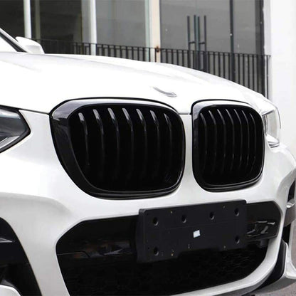 BMW X3 G01 X4 G02 FRONT GRILLES M LOOK BLACK .-. 0999