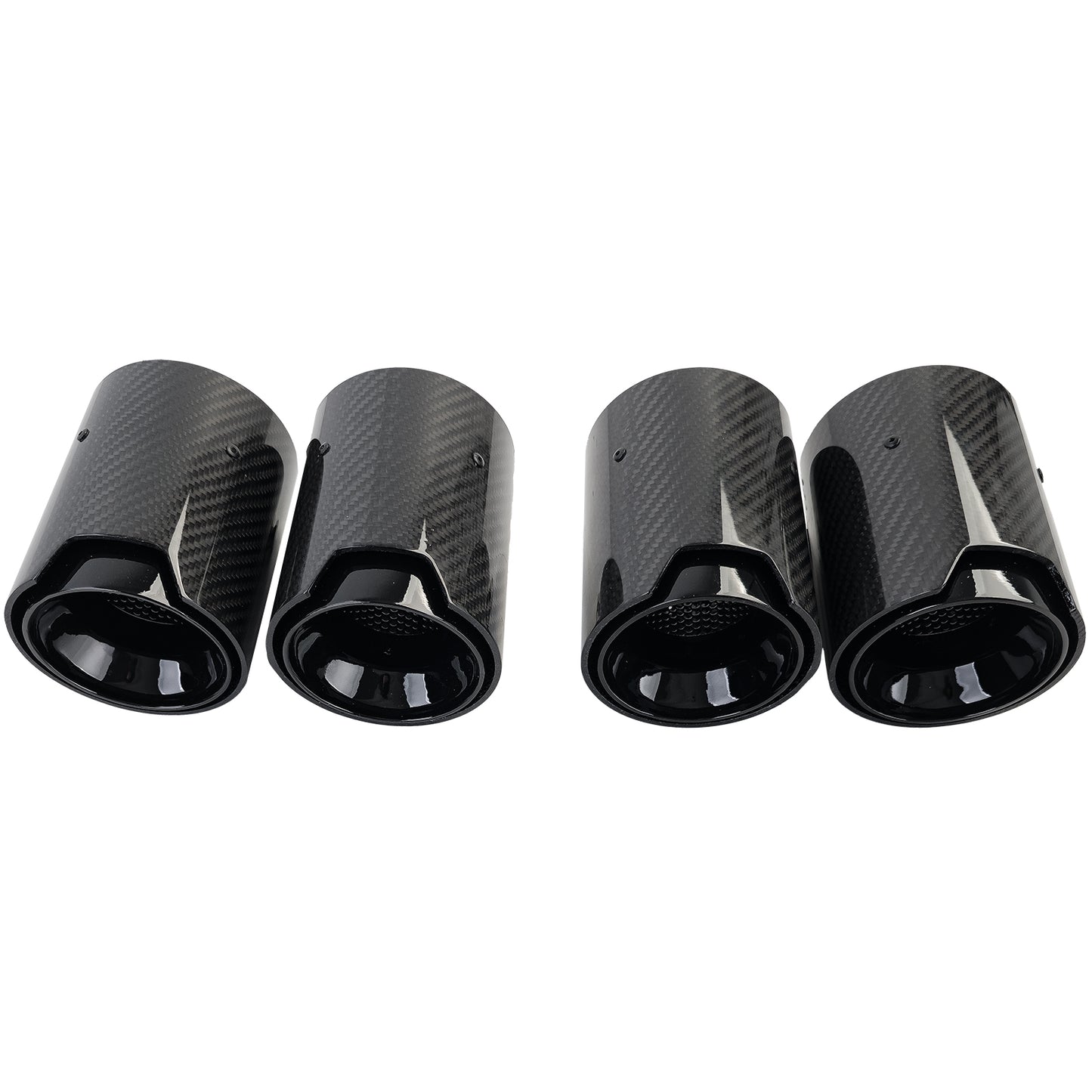 TERMINALI IN CARBONIO ADATTI PER BMW SERIE 6 F12 F13 F06 LOOK SPORTIVO