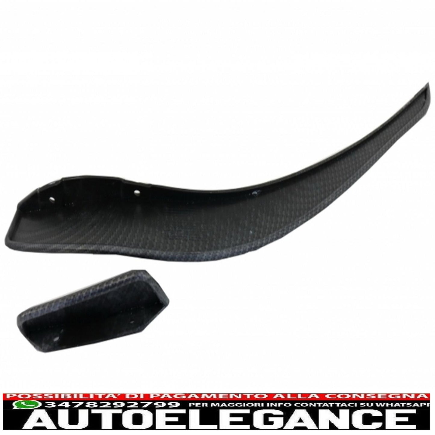 Bumper splitter fins aero side vent canard suitable for mercedes benz cla w117 c117 x117 (2013-2016) cla45 a-design carbon film