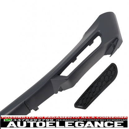Front bumper spoiler lip extension for smart fortwo 453 (2014-2019)