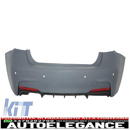 complete body kit suitable for BMW F30 (2011-2014) m-performance design with m-power design exhaust tips