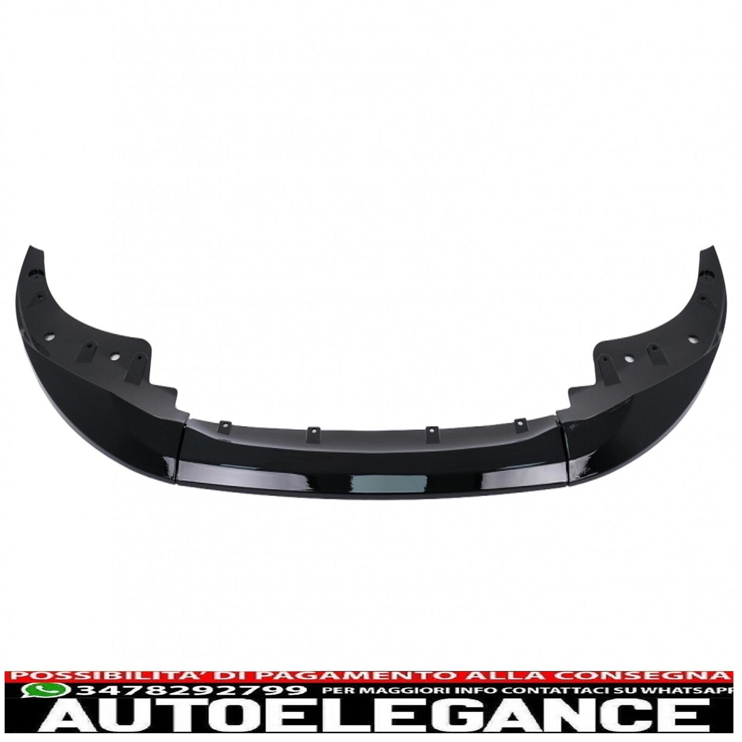 Front Bumper Spoiler Lip Fit For BMW 4 Series G22 Coupe G23 Cabrio G26 Gran Coupe (2020-up) M Sport Piano Black