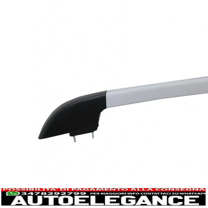 Roof Rack Suitable for Ford Ranger T6 T7 T8 Double Cab (2012-2020) Silver