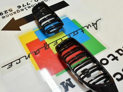 GRIGLIA ANTERIORE NERO LUCIDO DOPPIA FASCIA BMW 4 F32 F33 F36 LOOK SPORTIVO 0040