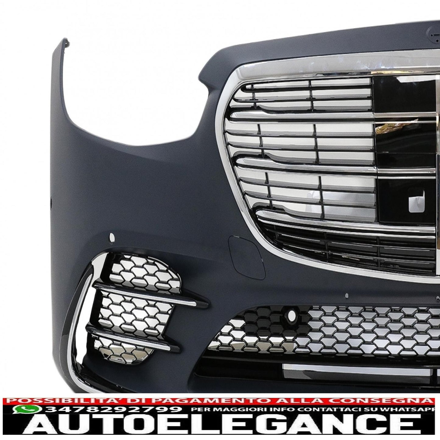 Paraurti anteriore adatto per mercedes classe s w223 limousine (2020-up) design linea sportiva