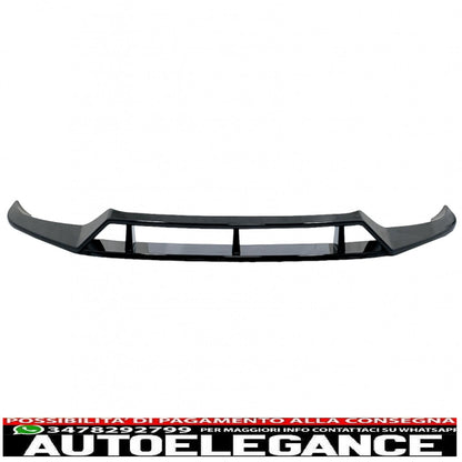 Front Bumper Spoiler Lip Fit For BMW X6 G06 X6M (2019-up) Piano Black