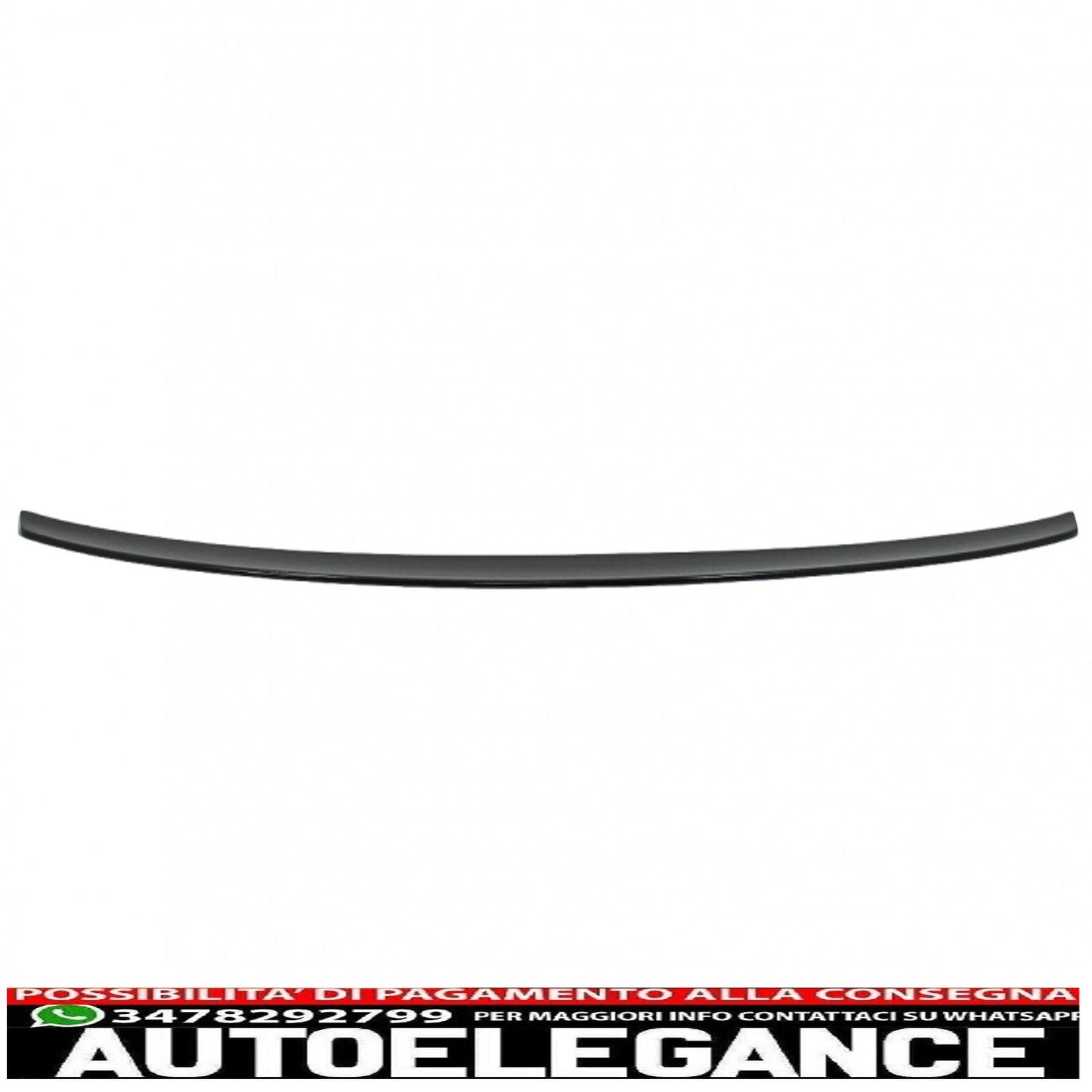 trunk spoiler suitable for audi a5 f5 sportback (2017-up) piano black 