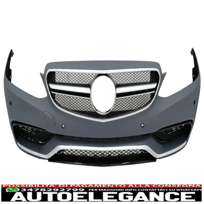 complete body kit with exhaust tips suitable for mercedes e-class w212 facelift (2013-2016) design e63