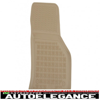 Beige black rubber mat suitable for vw passat b8 (2014-up) 