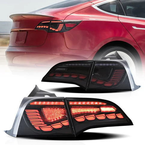 Fanali posteriori a LED per Tesla Model 3/Y 2017-2023 Ambra Indicatore di direzione
