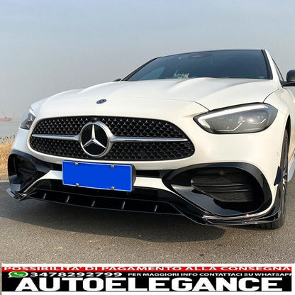 spoiler anteriore labbro spoiler aero adatto per w206 s206 classe c amg line-mostra il titolo originaletesto originalefrontspoiler spoilerlippe spoiler aero passend für w206 s206 c-klasse amg line