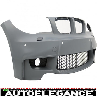 front bumper suitable for bmw 1 series e81 e82 e87 e88 (2004-2011) design 1m 