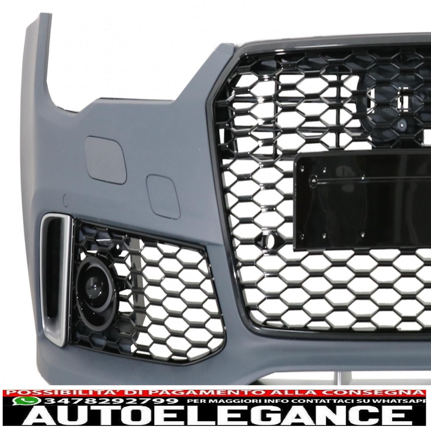front bumper suitable for audi a7 4g facelift (2015-2018) rs7 design with grille 