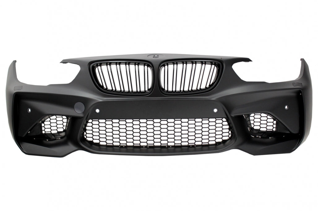 PARAURTI ANTERIORE ADATTO PER BMW SERIE 1 F20 F21 LCI 2015-2019 LOOK M2+ Tappi