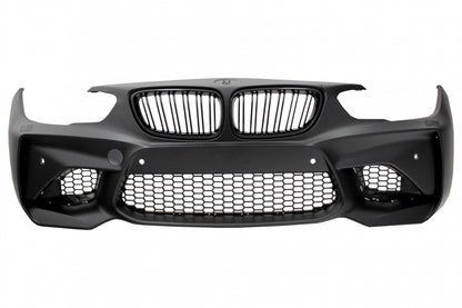 PARAURTI ANTERIORE ADATTO PER BMW SERIE 1 F20 F21 LCI 2015-2019 LOOK M2+ Tappi