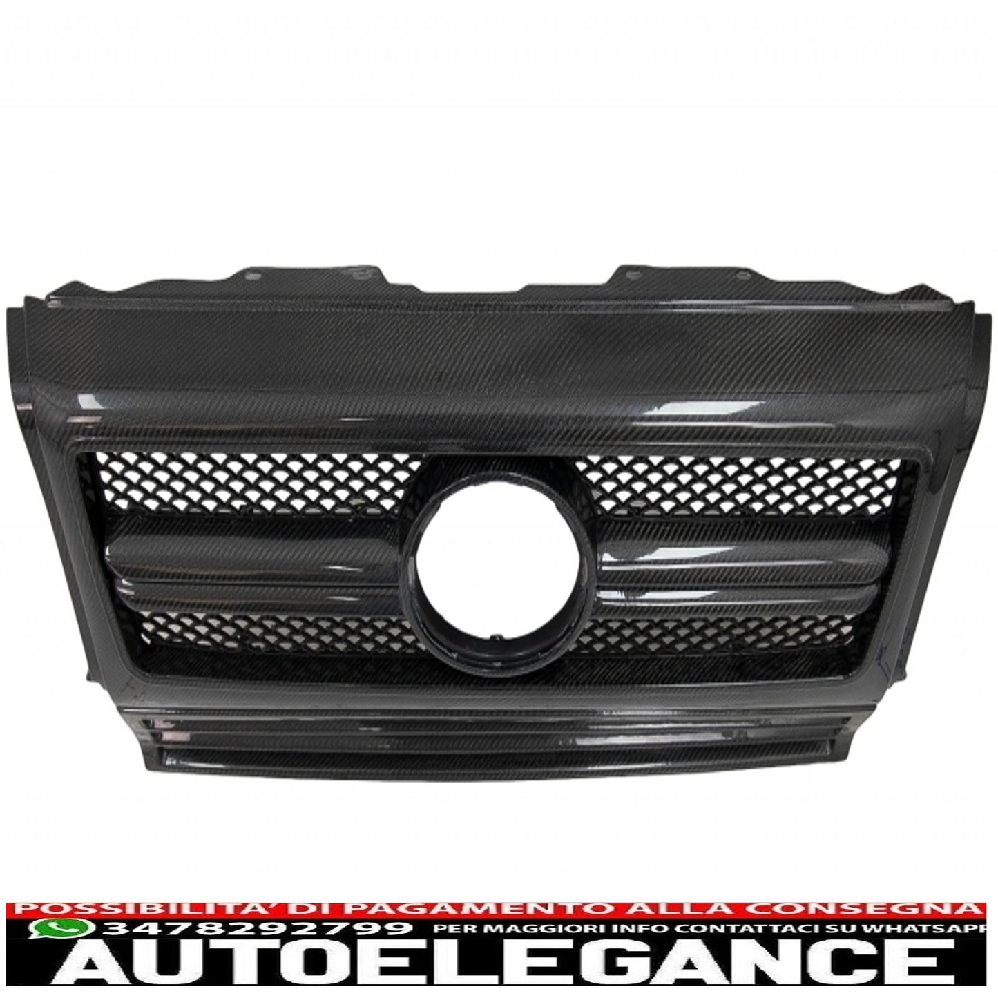 real carbon front parts suitable for mercedes g-class w463 amg (1990-2014) g65 design grille headlights spoiler covers 