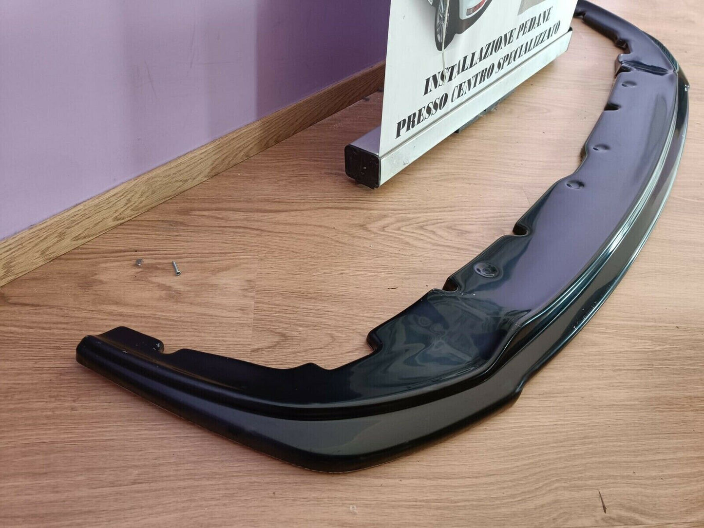 SPLITTER ADATTO PER BMW SERIE 1 F40 MSPORT NERO LUCIDO LOOK SPORTIVO