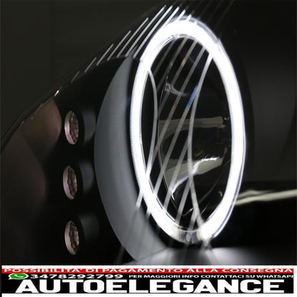 ccfl led headlights angel eye suitable for vw golf v 5 jetta 5 (2004-2009) black 