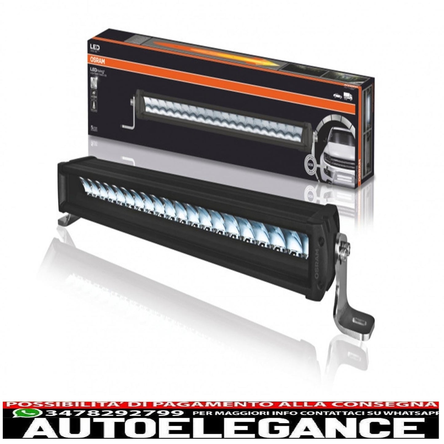 LED light bar lights Fx ECE R10, R115 in one piece