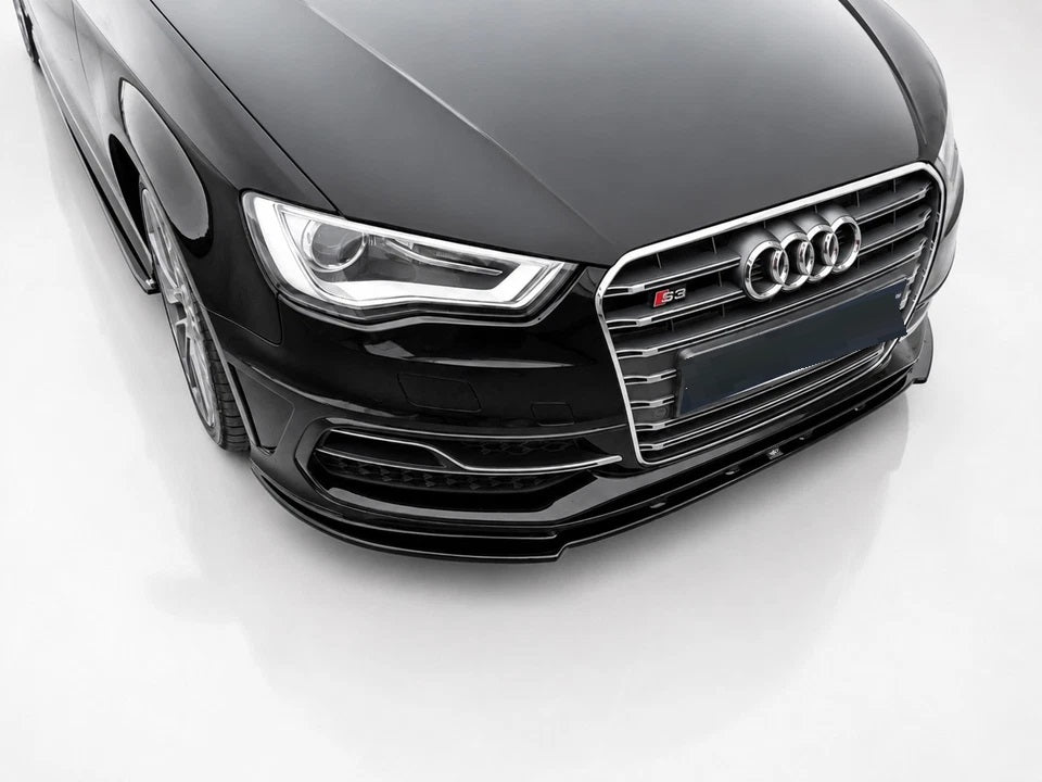 👉Splitter Anteriore Audi S3/S-Line 8V Hatchback/Sportback (13-16) Nero Lucido👈