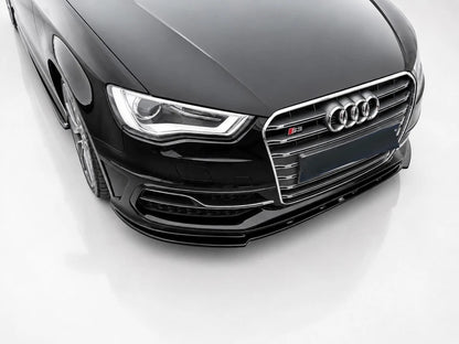 👉Splitter Anteriore Audi S3/S-Line 8V Hatchback/Sportback (13-16) Nero Lucido👈