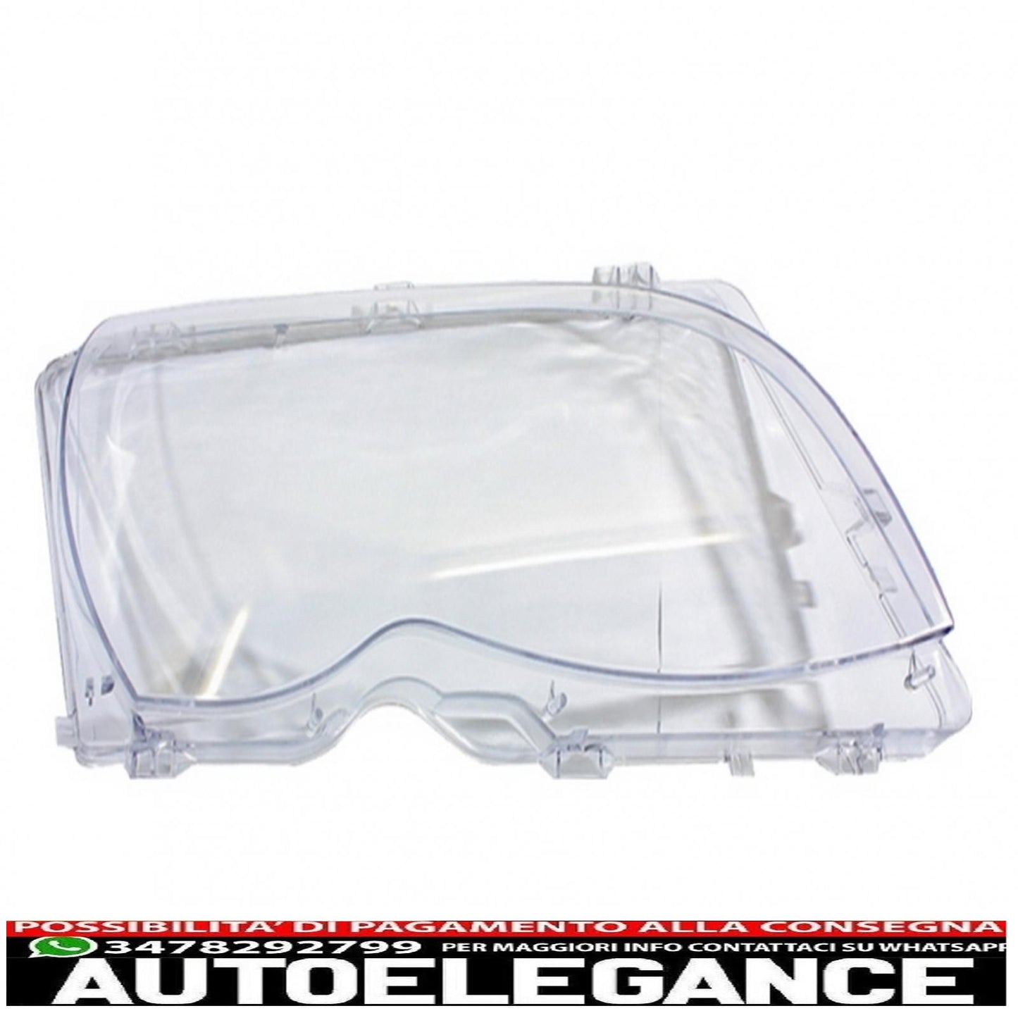 Right side headlight lens suitable for bmw 3 series e46 restyling sedan/touring (2001-2004)