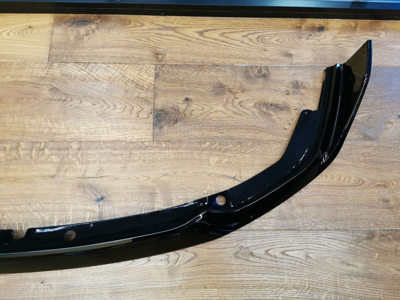 SPLITTER ADATTO PER BMW SERIE 1 F40 MSPORT LOOK NERO LUCIDO CON BAFFI